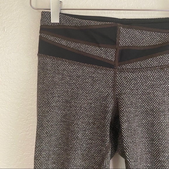 LULULEMON herringbone wunder under pant SIZE 4 - Picture 1 of 16